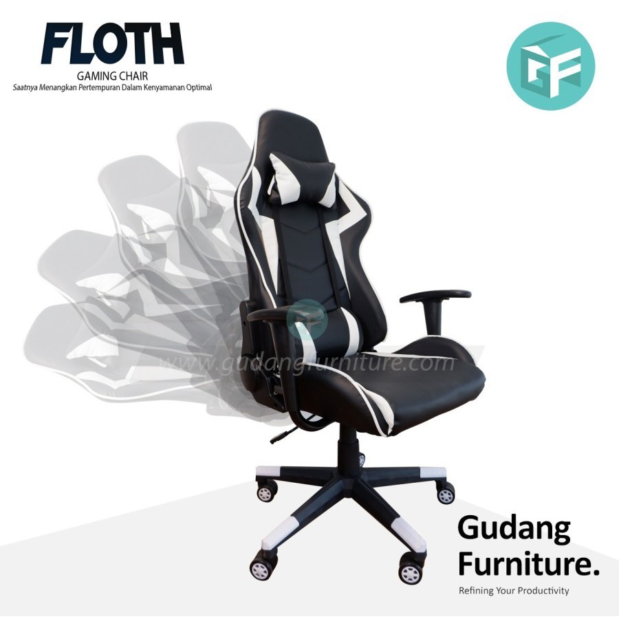 Kursi Gaming Bangku Gaming Premium Quality Gaming Chair Kursi Floth Pro Lk Shopee Indonesia