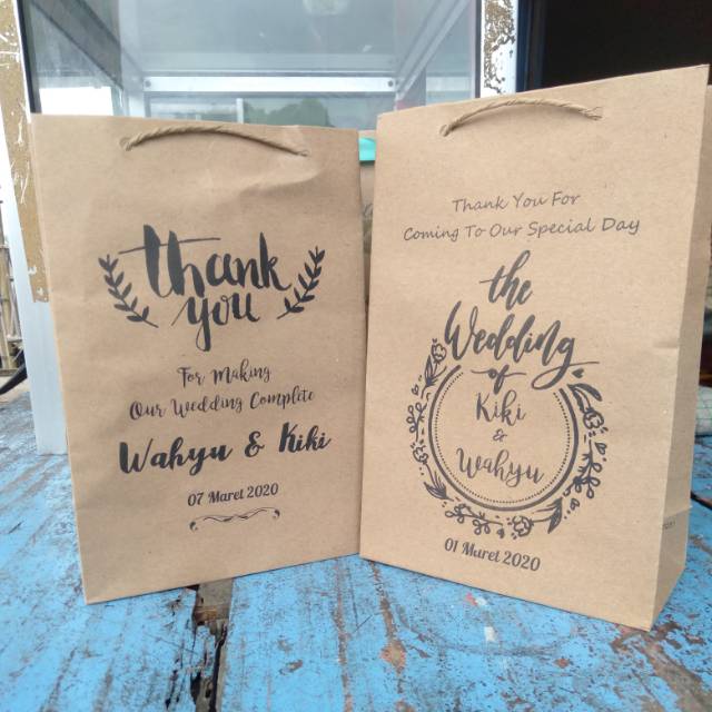 

Paperbag custom 15*11*20