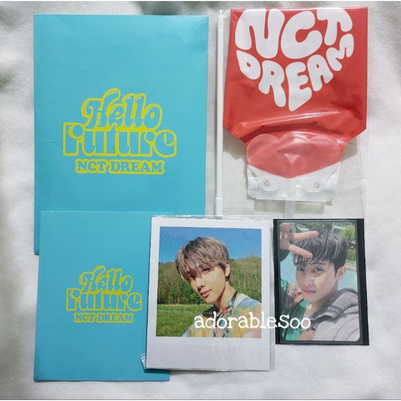 [READ DESCRIPTION] PC OFFICIAL MARK LEE NCT DREAM MINI BALLOON FULLSET WITH POLAROID JISUNG WTS WANT