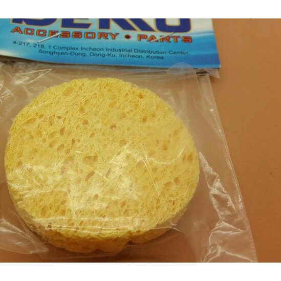 ♟ Dekko Pembersih Ujung Solder Spon Spons Busa Foam Solder Dekko Bulat ➥
