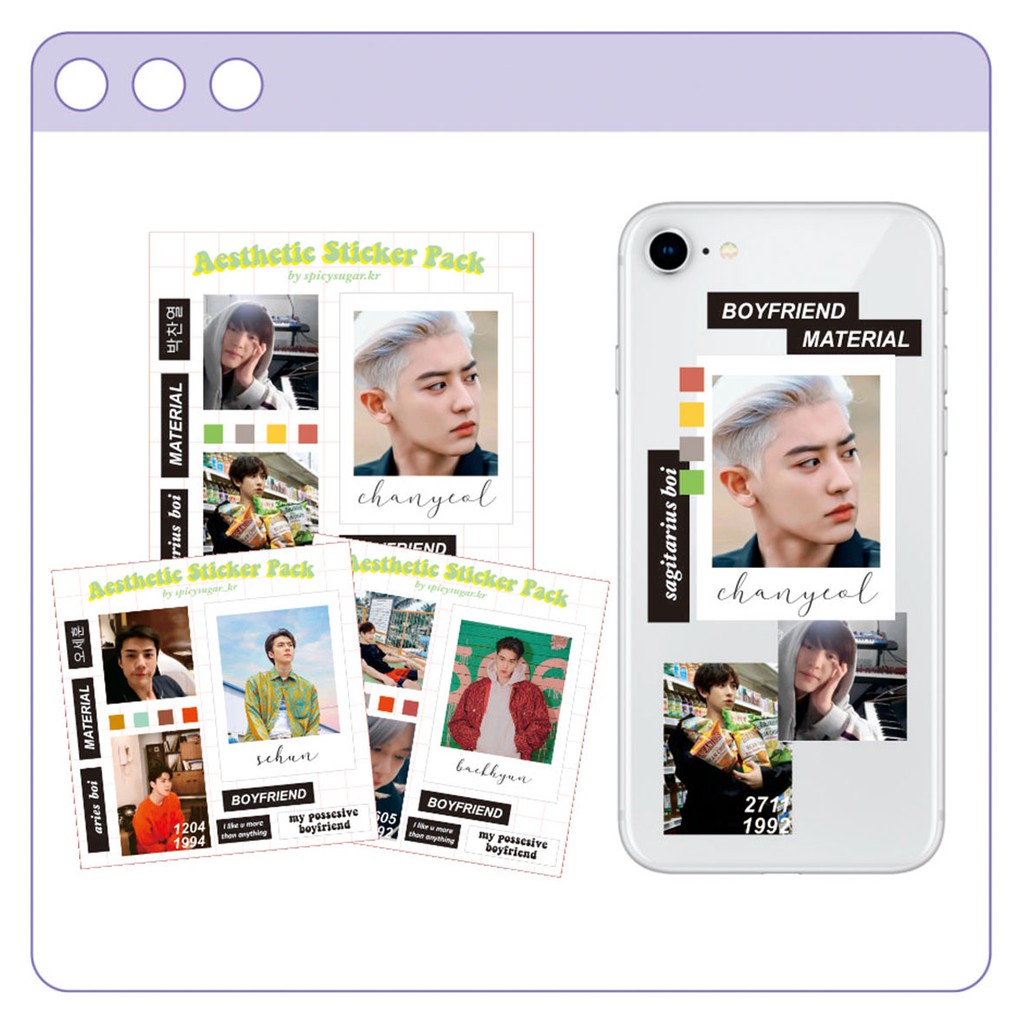 

STIKER EXO BOYFRIEND MATERIAL AESTHETIC STICKER TUMBLR CASE/ DECO/ BUJO/ BULLET/ JOURNAL