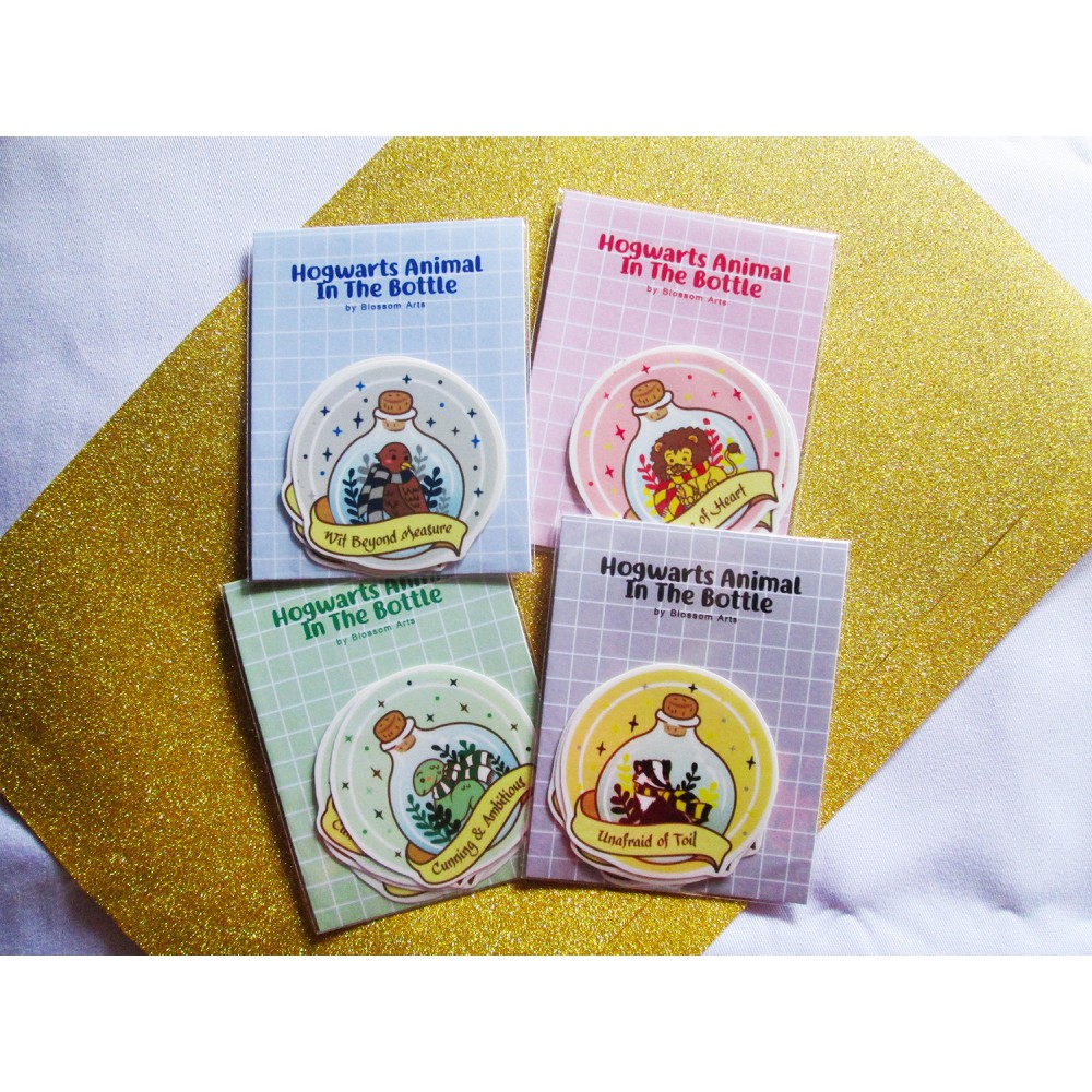 

BLOSSOM ARTS Hogwarts Animal Sticker Pack / Stiker Harry Potter