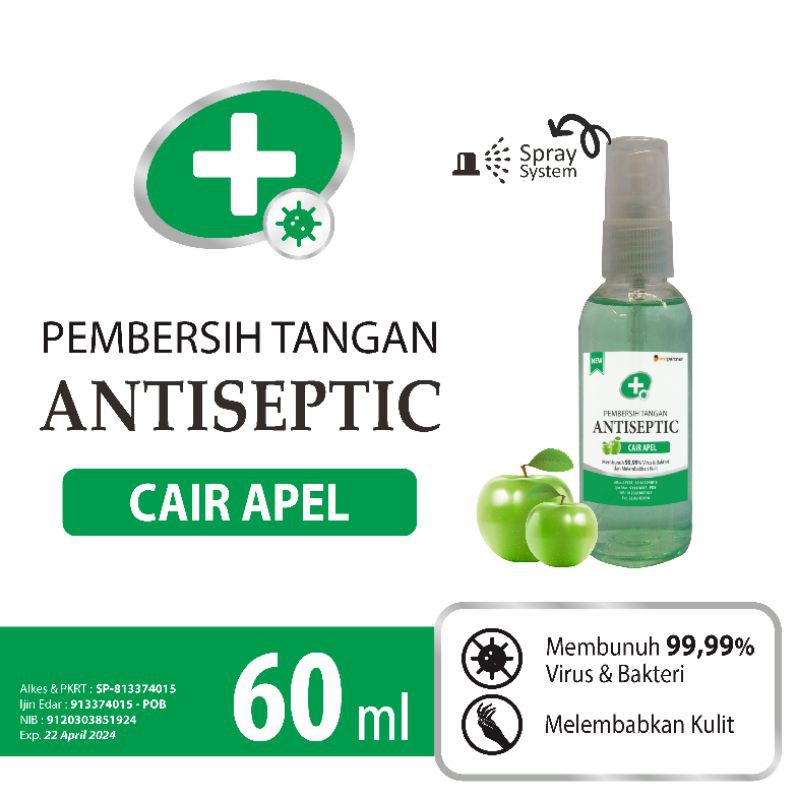 Handsanitizer cair spray 60 ml