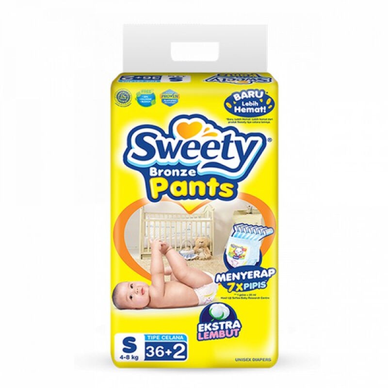 SWEETY BRONZE PANTS S 36