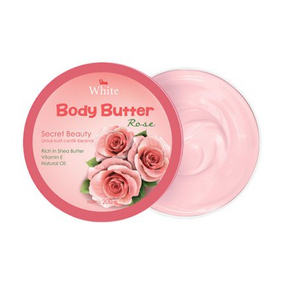 VIVA BODY BUTTER WHITE 200gr ROSE