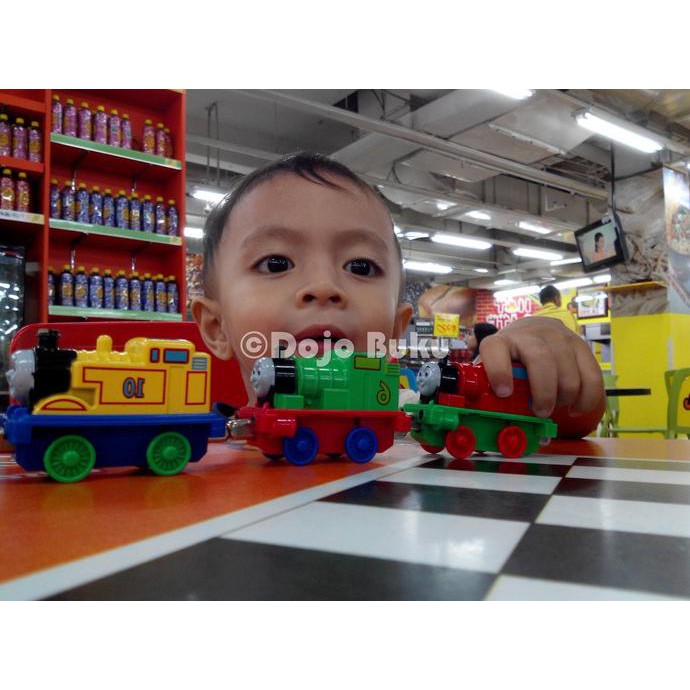 PROMO Thomas & Friends Die Cast Set 4 Kereta Besi Magnet MURAH
