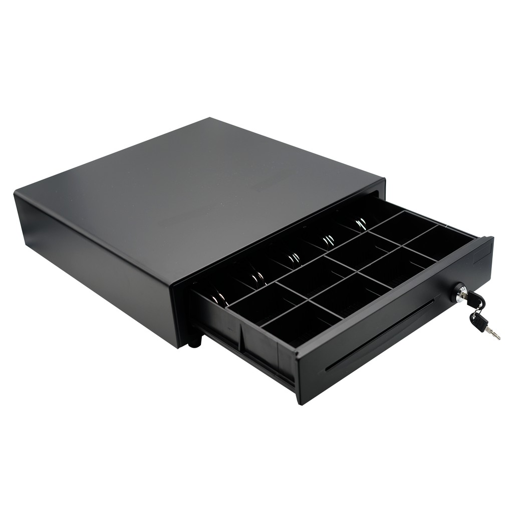 Cash Drawer Sharkpos CD-410 Laci Uang Kasir CD410/CD408/CD420 Support RJ11 Kotak Uang Kasir Printer Thermal Bluetooth 58mm/80mm