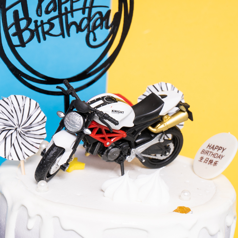 1:18 MINI Diecast Yamaha R6 Motor Lokomotif Simulasi Alloy Lokomotif Balap Model Motor Mainan Anak Laki-Laki