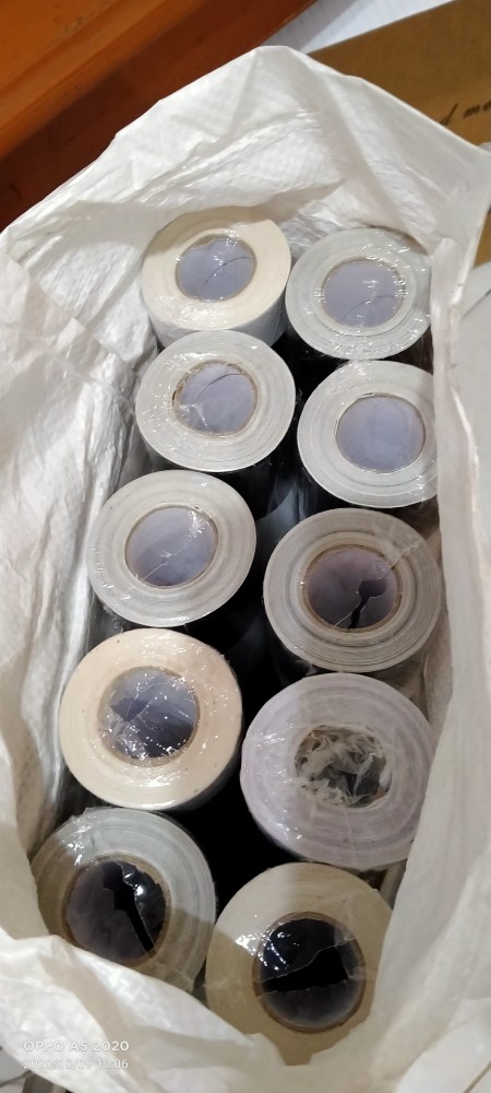 Grosir Murah_wallpaper Sticker Dinding Ruang Tamu, Kamar Kantor Garus Hitam Putih 10mx45cm Elegan