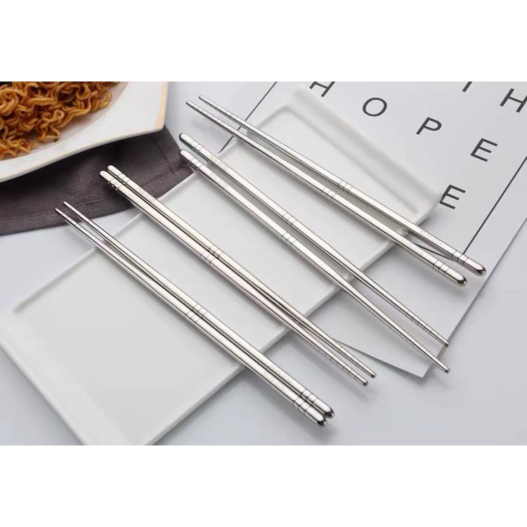 CHOPSTICK/SUMPIT KOREA - STAINLESS STEEL SUS 304 HIGH QUALITY (1 PASANG)