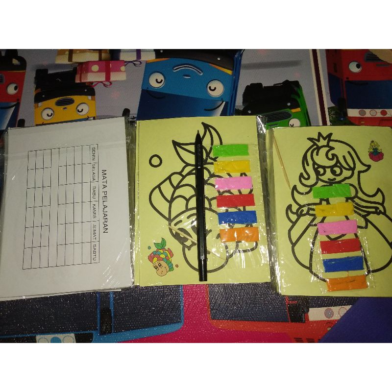 GAMBAR MEWARNAI PASIR JUMBO 10 pcs