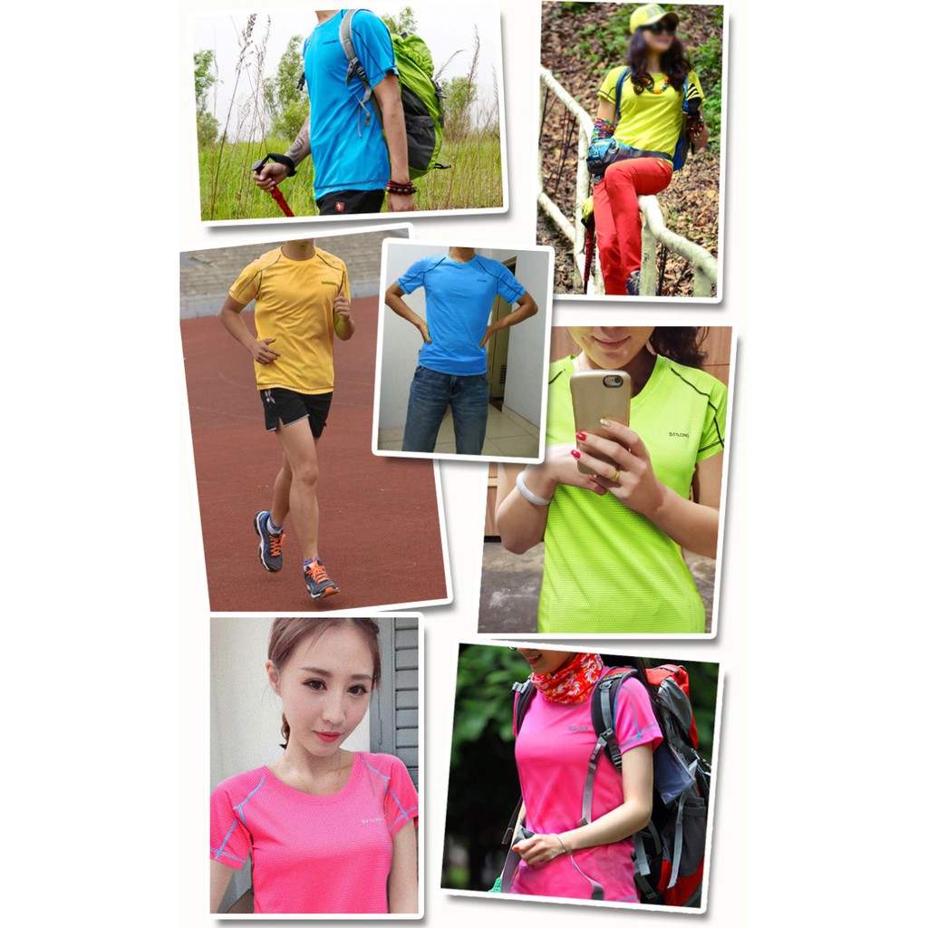 Kaos Olahraga Wanita/Baju Olahraga /Kaos Polos Bahan Dry Fit