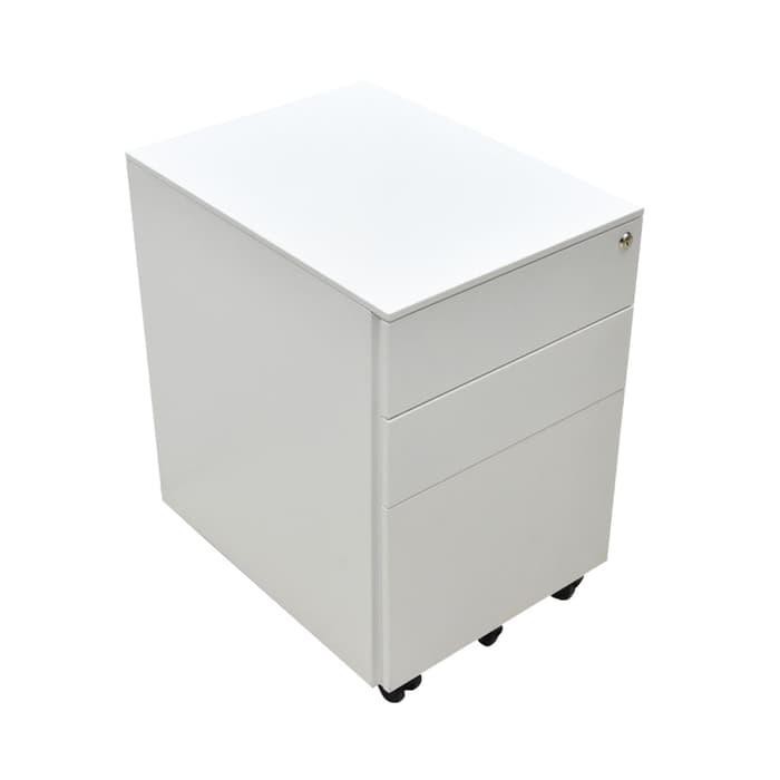 Document Organizer / Informa - Lemari Besi - Metal Office Pedestal White