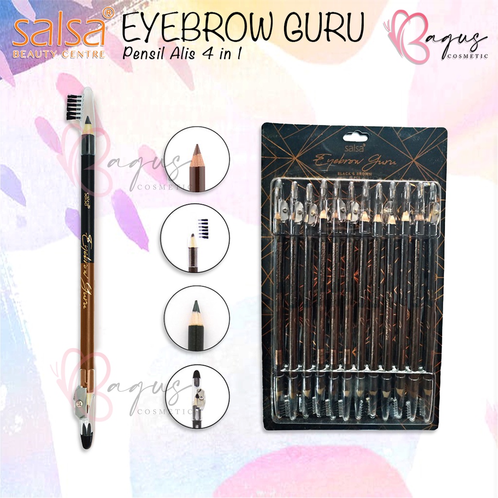 ⭐BAGUS⭐ SALSA EYEBROW GURU / PENSIL ALIS SALSA 4 IN 1