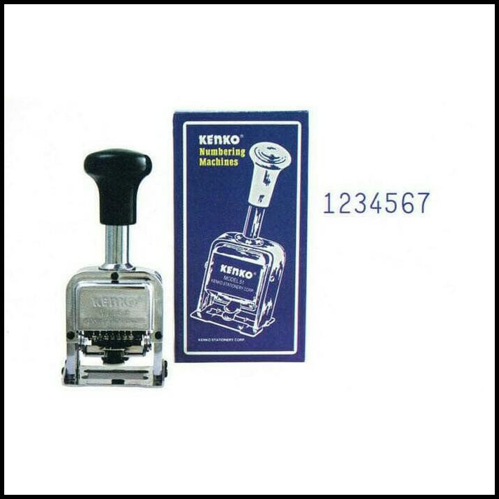 

(New Arrival!!) Numbering Stampel 7 Digit Angka Kenko