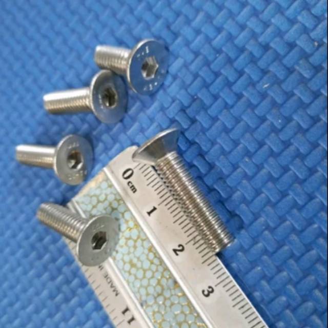 Baut L payung 6x25mm stainless