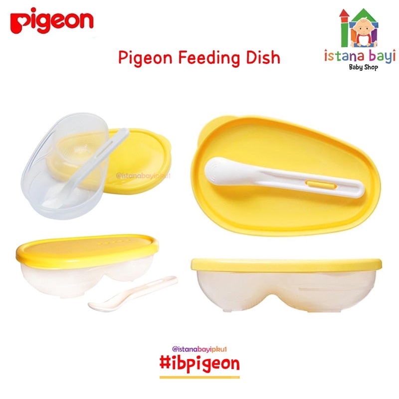 PIGEON Feeding Dish / Mangkok Bayi Wadah Makanan