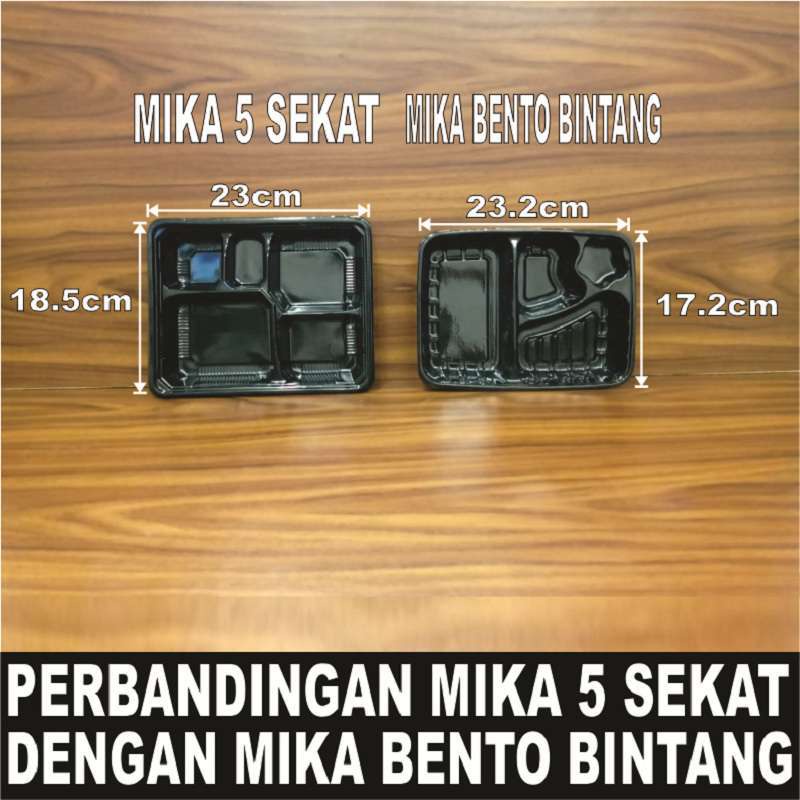 Mika Bento 5 Sekat Tray Bento Dus Semua Jasa Kirim Ekspedisi Kotak Bekal Makanan Surabaya