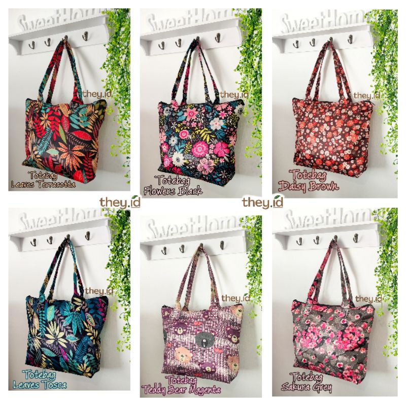 Tas Totebag Wanita Tote Bag Shoulder Bag Tas Bahu Microsatin