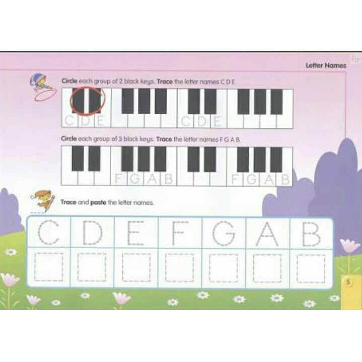 Grosir buku piano sticker Theory for Young Children by Ying Ying Ng