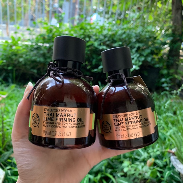 Thai Makrut LIME FIRMING OIL 170ml THE BODY SHOP FIRMING OIL MASSAGE
