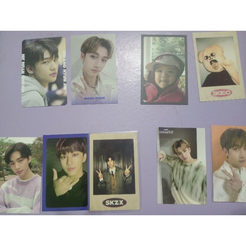 stray Kids photocard ods hyunjin DS Oren bang Chan childhood seungmin