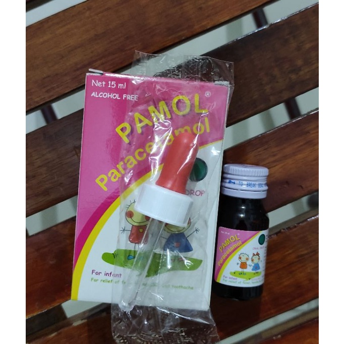 Pamol Paracetamol Drop 15 ML / Meredakan panas / Demam / Nyeri / Sakit Kepala