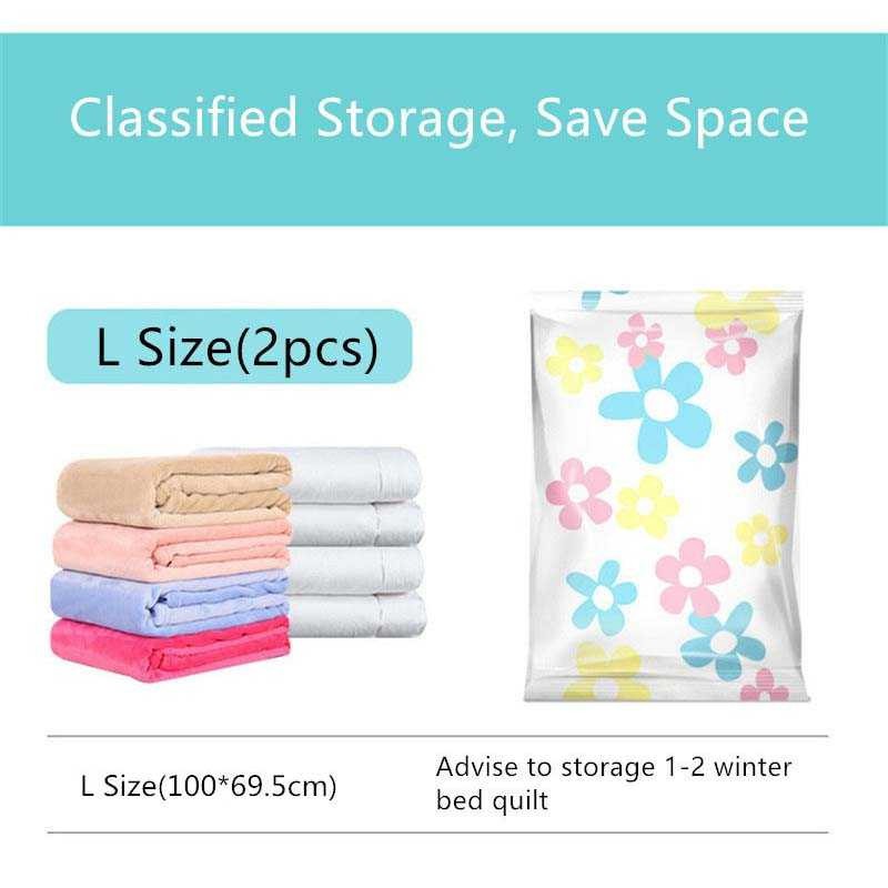 °KO Kantong Vacuum Pakaian Plastic Storage Tempat Penyimpanan Baju Anti Debu Tas Kantung Baju