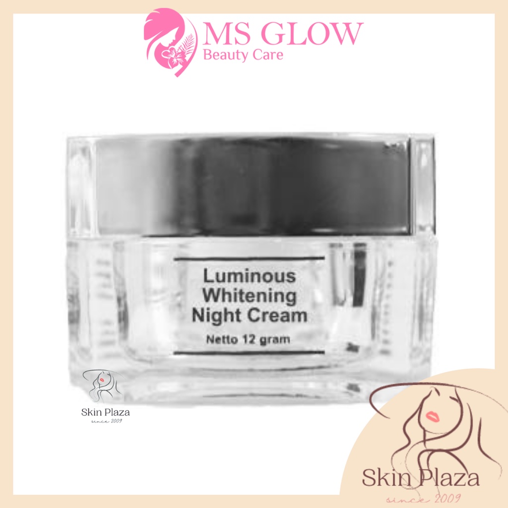 MS GLOW Luminous Night Cream Cream Malam 12gr