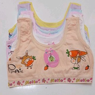 Miniset katun anak perempuan domisol miniset anak sd smp tanpa busa katun halus lembut bra anak