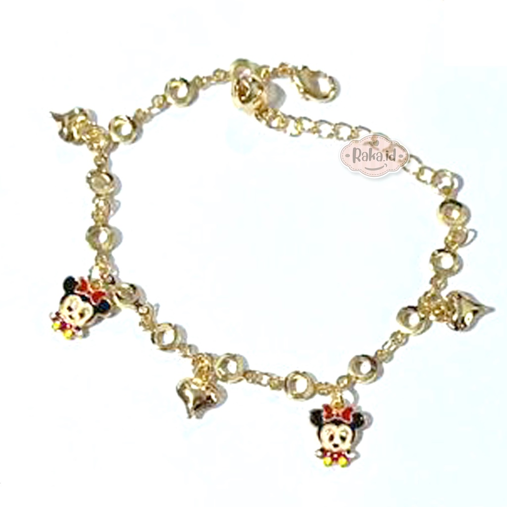 Gelang Tangan Anak Minnie Baby Pita Perhiasan Anak 1018