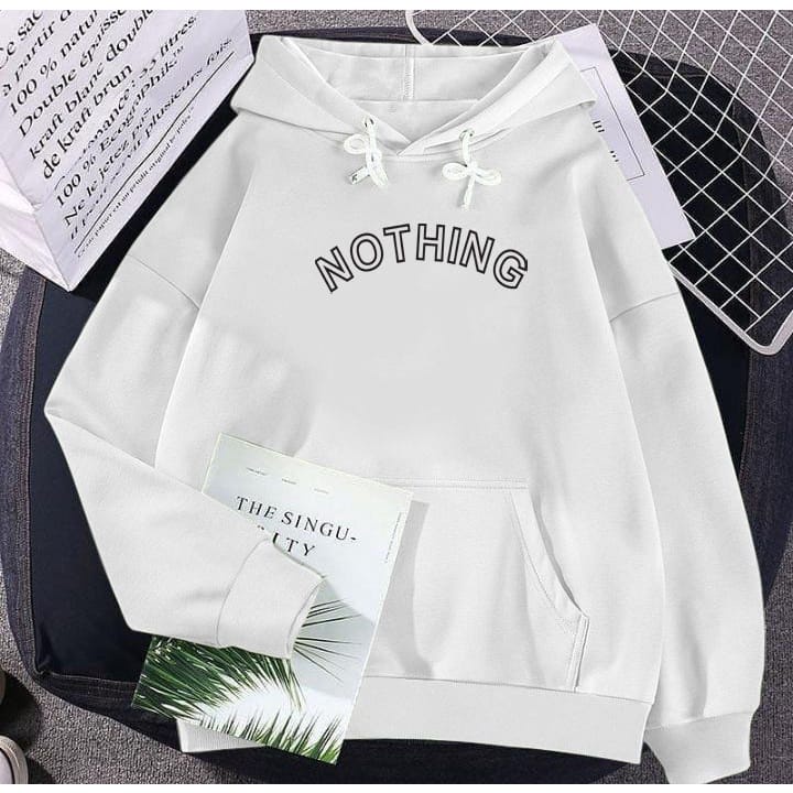 NOTHING Hoodie Atasan Terbaru Korean Style 2022