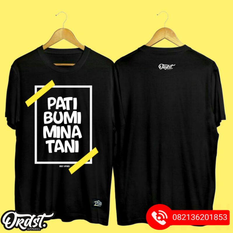 kaos distro Pati bumi Mina tani