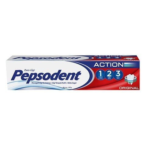 PASTA GIGI PEPSODENT ACTION 123 COMPLETE ODOL TOOTH PASTE 190G