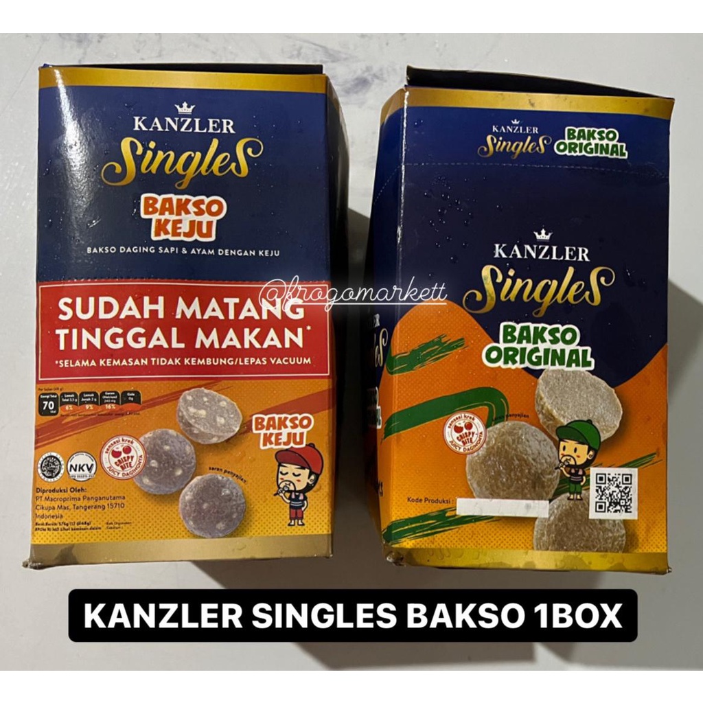 Kanzler Singles Bakso 1 Box (Isi 12)