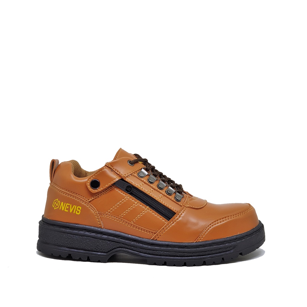 NEVIS Sepatu Safety Pria Ujung Besi Nvs 25 Kerja Proyek Outdoor