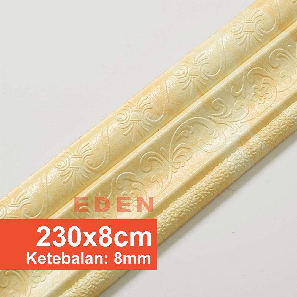 Wallpaper List Border Foam Stiker List Dinding 3D Wallborder 2.3 Meter-EDEN-LSB83