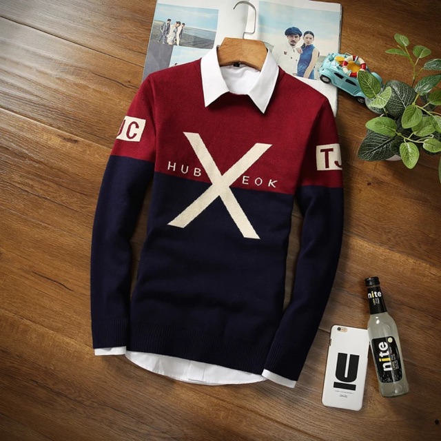 BAJU PRIA HUBXEOK LENGAN PANJANG TERLARIS (1KG MUAT 6PCS) MISSGRACE PAKAIAN PRIA BAJU COWOK KOAS DIS