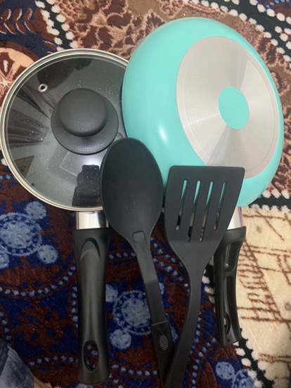 Kangoro Pan Set Of 5 Anti Lengket Free Bubble / Fry Pan Anti Lengket