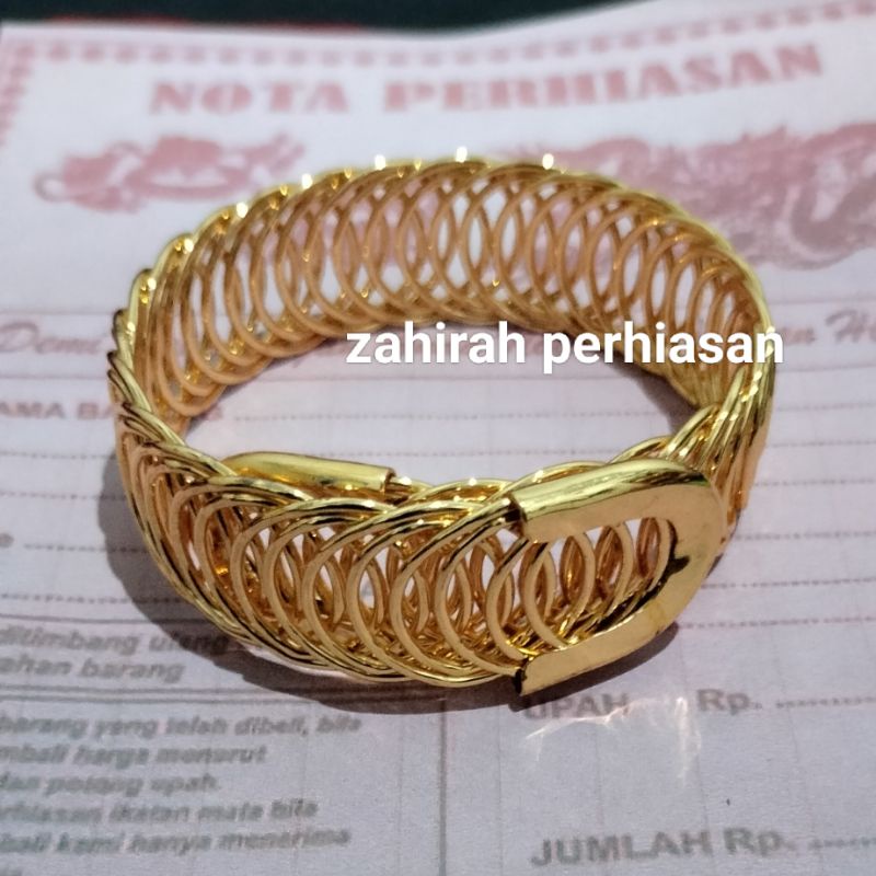 GELANG WANITA HONGKONG LILIT ROTAN TERBARU KUALITAS MEWAH