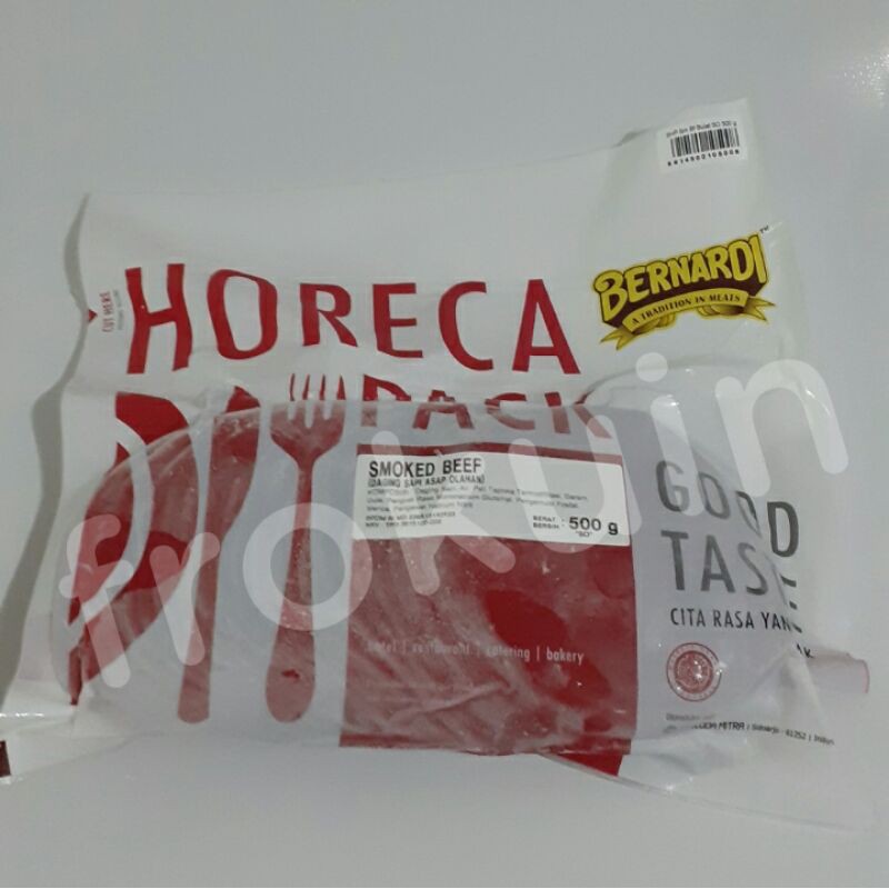 

Bernardi horeka smoked beef bulat 500 gr - Frozen food murah
