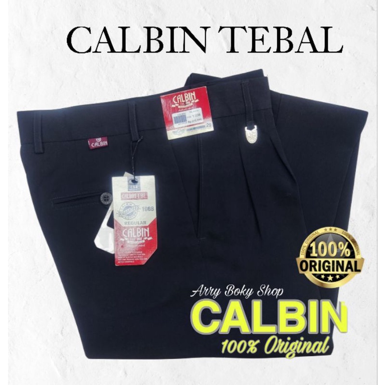 Celana Formal CALBIN BIG SIZE Ukuran JUMBO 39 - 44 (100% ORIGINAL)