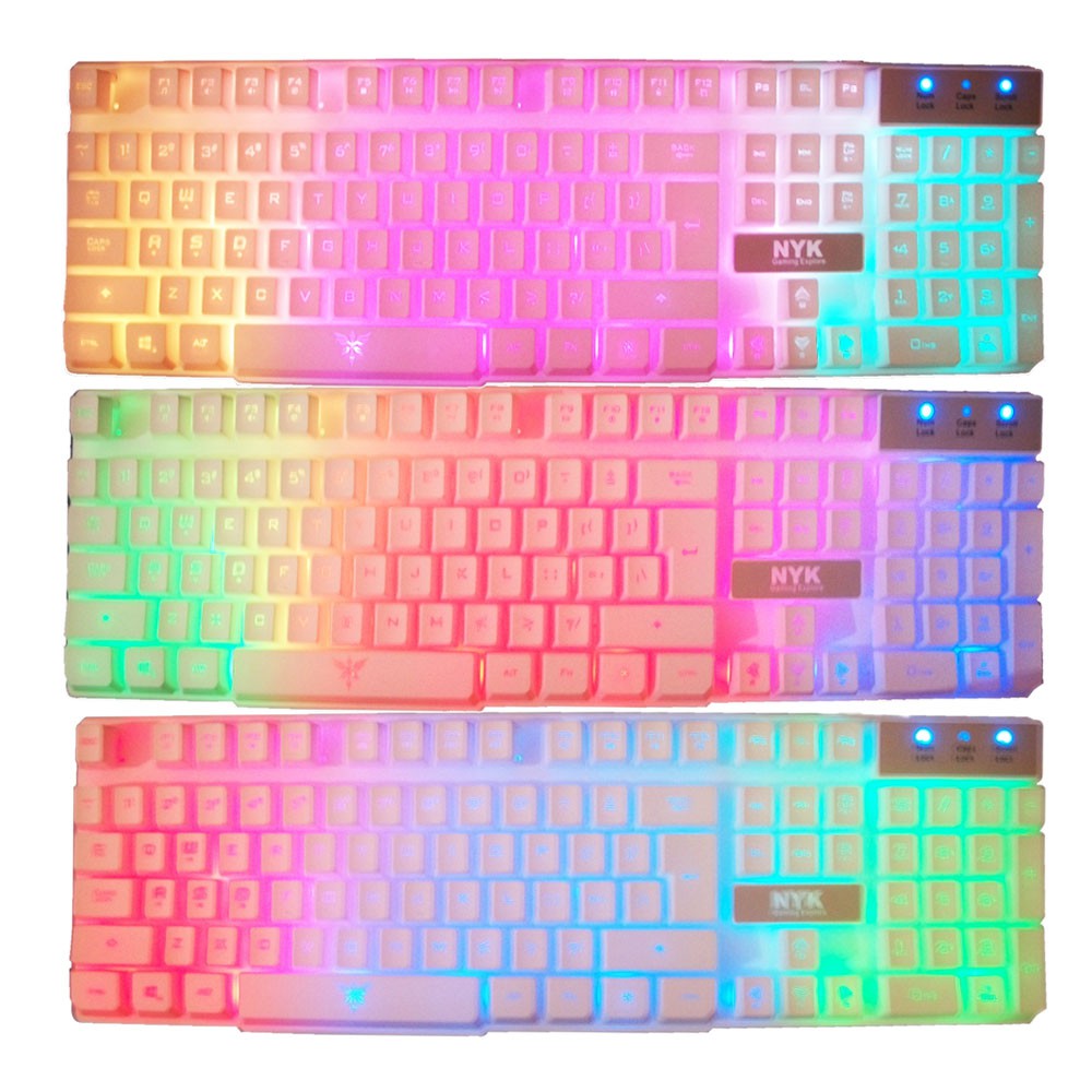Trend-NYK Keyboard Gaming K-02 Full Backlight-HITAM