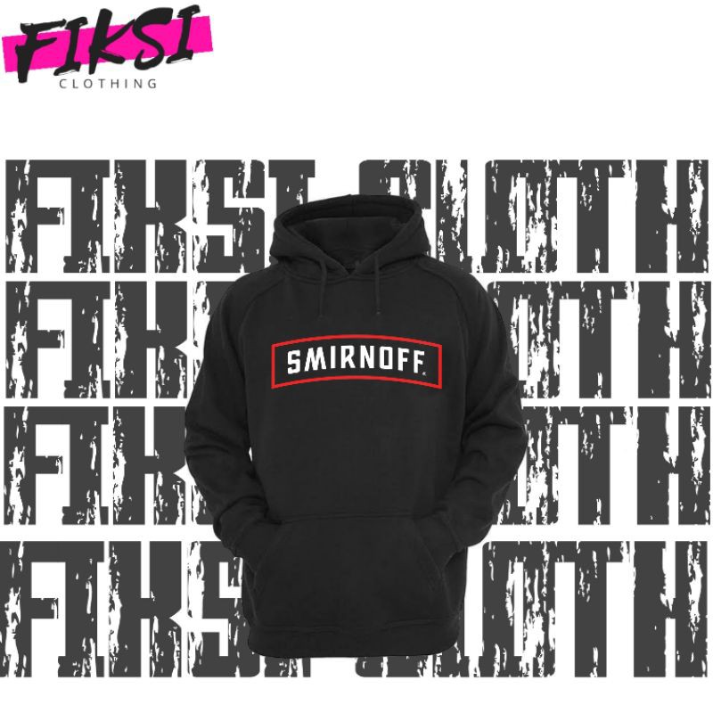 Jaket Sweater Hoodie Keren Smirnoff Beer Logo - Fiksi Clothing