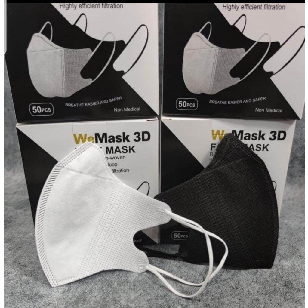 masker / masker Dukbil 4ply alkindo / mouson / face mask / on care disposable fase mask masker medis / anti viirus /masker earlop isi 50pcs