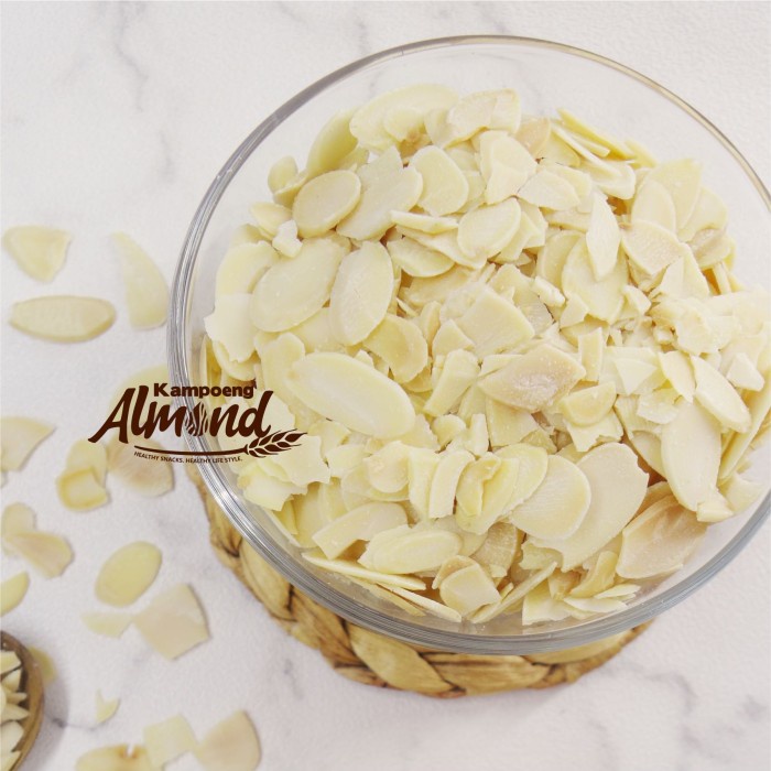 

54ekh Kacang Almond Slice Panggang (Roasted ) Uk. 100 Gr 60J