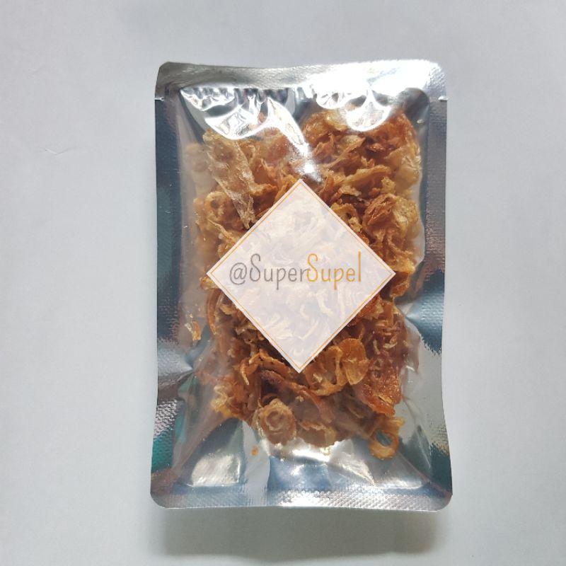 

SuperSupel Bawang Goreng Premium / Crispy 10pcs Kemasan Saku