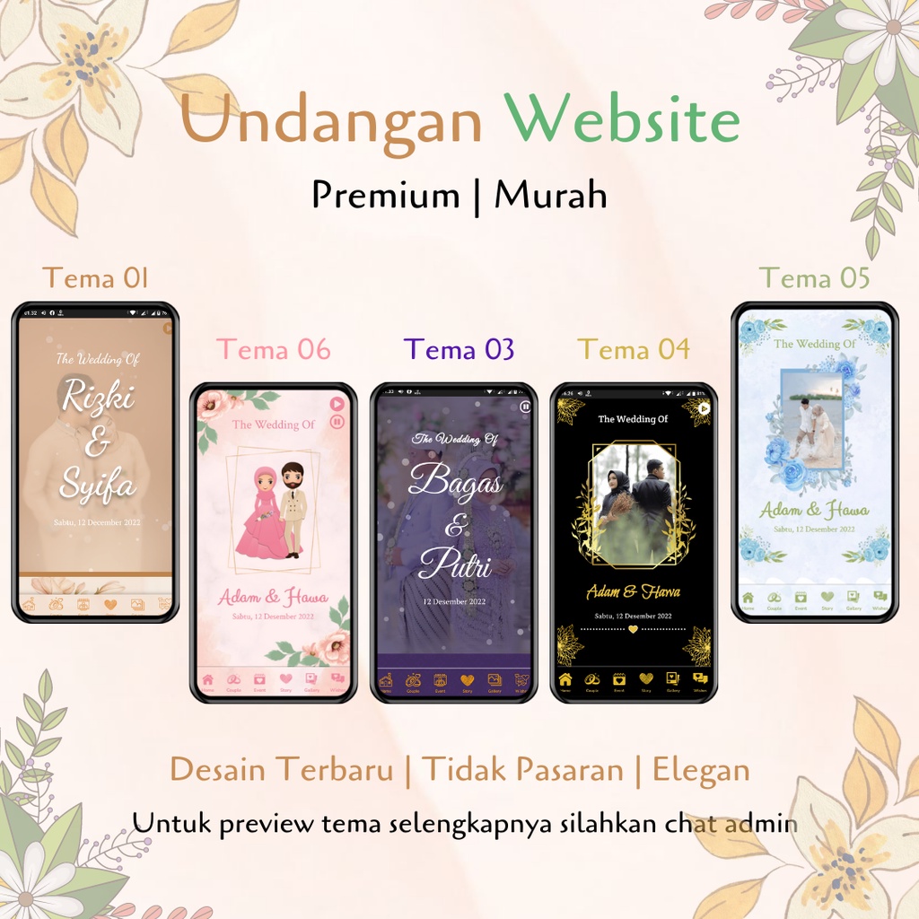 Undangan Digital Website Pernikahan Undangan Digital Web Undangan Pernikahan Online