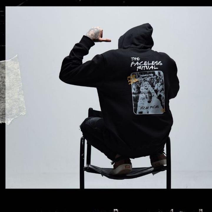 Paling Disukai.. Hoodie Roughneck x Bimo Bimopd Pickypicks Picky Picks Faceless Ritual