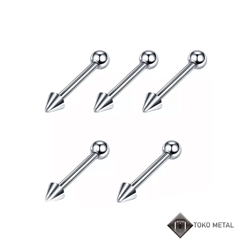 ANTING 100% TITANIUM KUALITAS TINGGI TINDIK/PIERCING UNTUK PRIA &amp; WANITA [TOKO METAL]